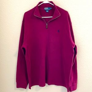 Polo by Ralph Lauren burgundy long-sleeves size XL